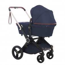 CARRITO DE BEBÉ SHOM ELEGANCE 2 DE ROBERTO VERINO NAVY BLUE